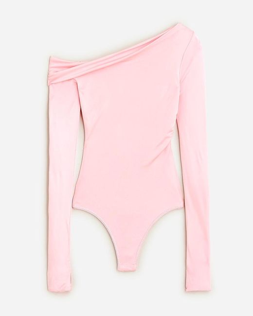 J.Crew Pink Limited-Edition Anna October X Off-The-Shoulder Bodysuit