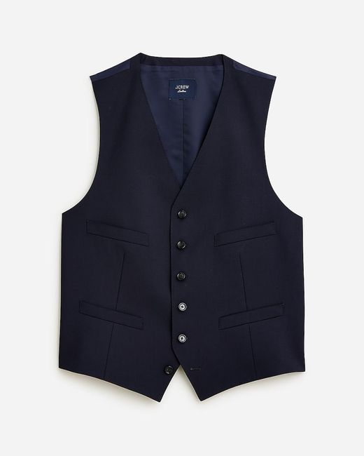 J.Crew Blue Ludlow Slim-Fit Tuxedo Vest for men