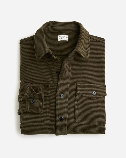 J.Crew Green Seaboard Soft-Knit Shirt for men