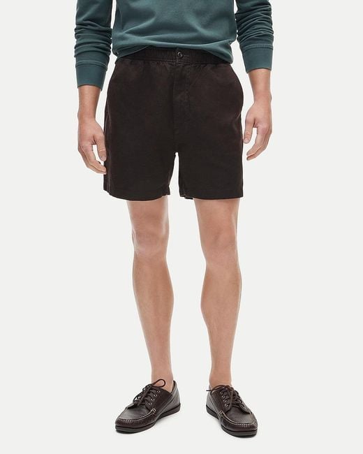 J.Crew Black 5.5' Pier Short for men