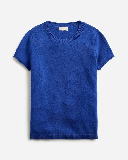J.Crew Blue Cashmere Relaxed T-Shirt