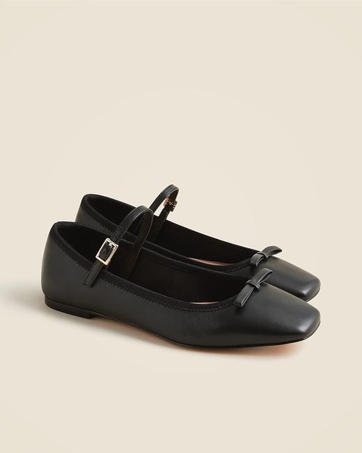 J.Crew Black Quinn Mary Jane Ballet Flats