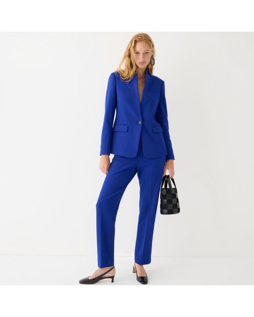 J.Crew Kate Straight-leg Pant In Four-season Stretch in Blue