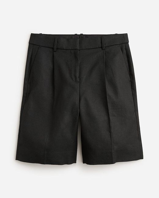 J.Crew Black High-Rise Trouser Short