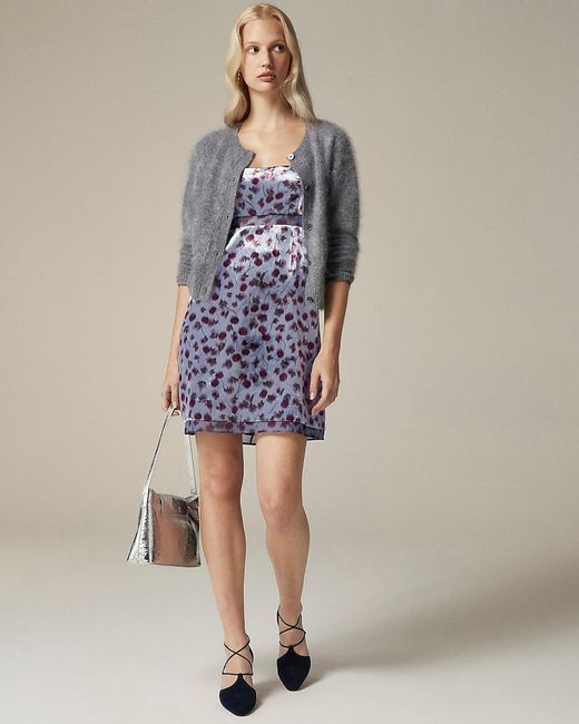 J.Crew Collection Velvet Dress | Lyst