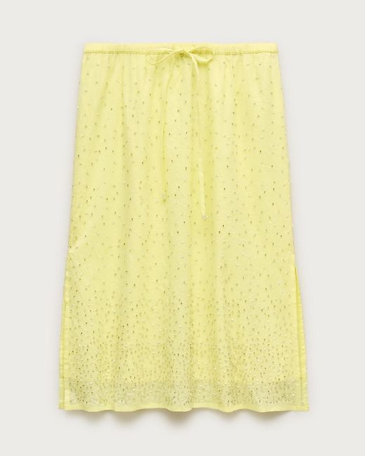 J.Crew Natural Drawstring Slip Skirt