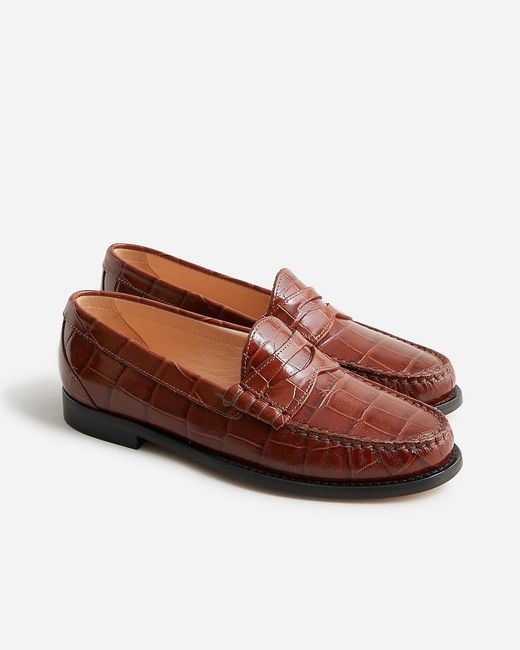 J.Crew Brown Winona Penny Loafers