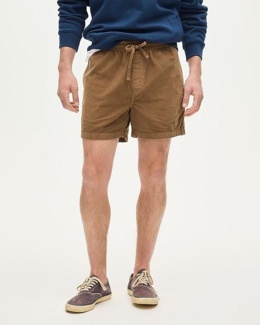 J.Crew Natural "5" Everyday Drawstring Short for men