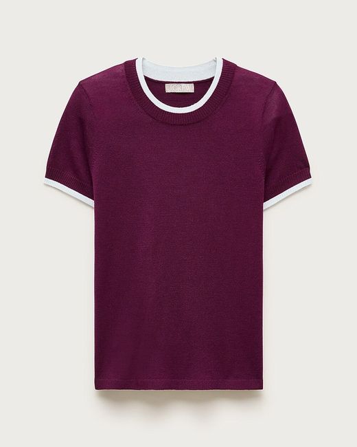 J.Crew Purple Sweater-Tee