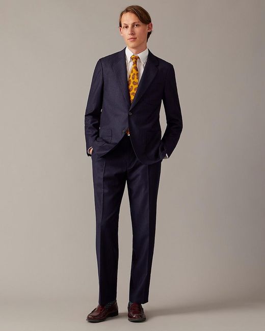 J.Crew Blue Kenmare Relaxed-Fit Suit Jacket for men