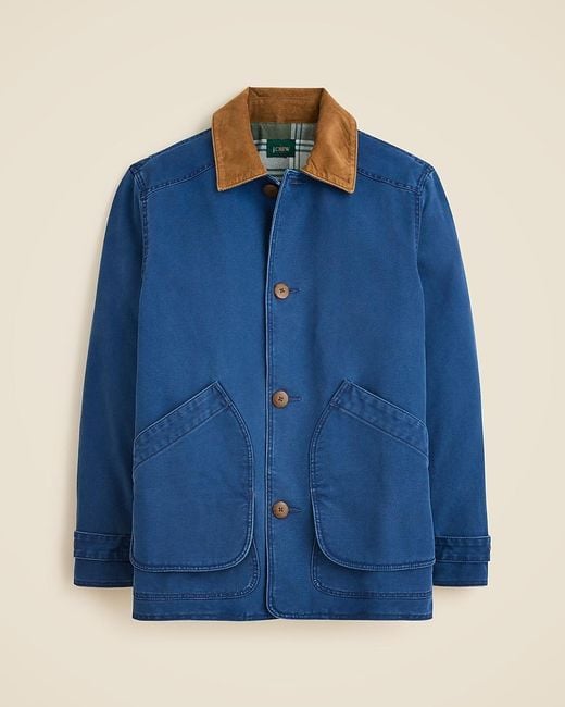 J.Crew Blue 1989 Barn Jacket for men