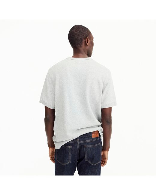 J.Crew French Terry Short sleeve Sweatshirt in Gray for Men Lyst