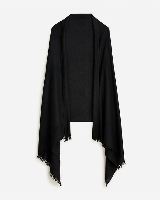 J.Crew Black Cashmere Pashmina