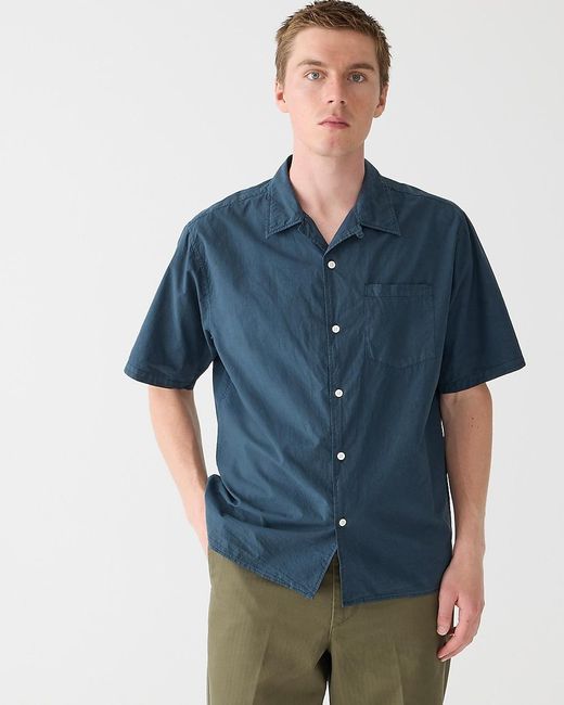 J.Crew Blue Norse Projects Carsten Tencel-Cotton Shirt for men