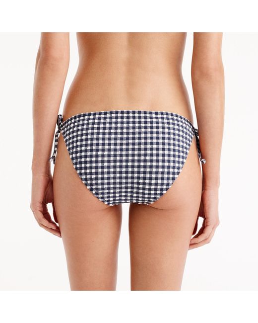 j crew gingham bikini