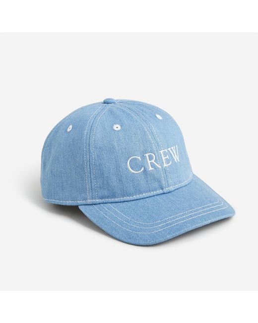 J.Crew Embroidered Heritage Baseball Cap in Blue | Lyst