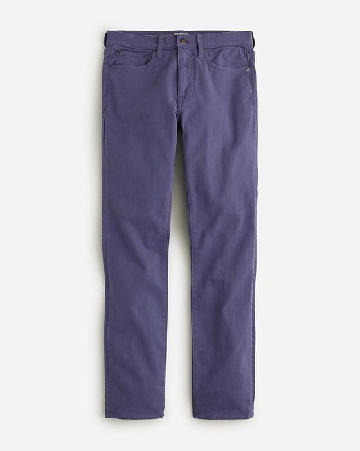 J.Crew Blue 770 Straight-Fit Garment-Dyed Five-Pocket Pant for men