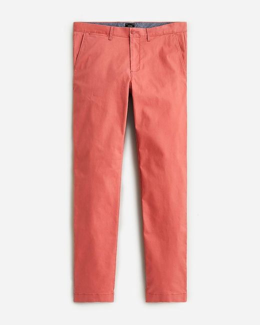 J.Crew Red 484 Slim-Fit Stretch Chino Pant for men