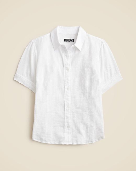 J.Crew Blue Slim-Fit Button-Up