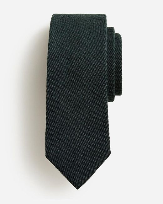 J.Crew Green Italian Wool Tie for men
