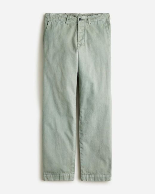 J.Crew Blue Wallace & Barnes Selvedge Officer Chino Pant for men