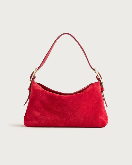 J.Crew Red Berkeley Small Shoulder Bag