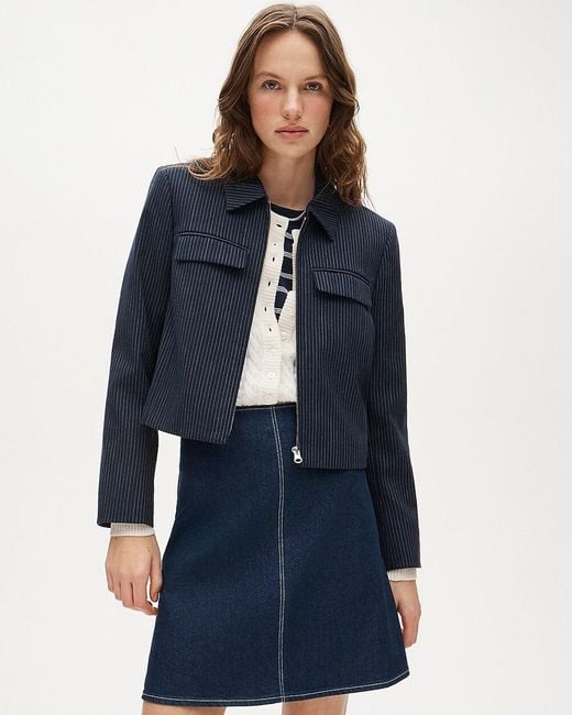 J.Crew Blue Structured Jacket
