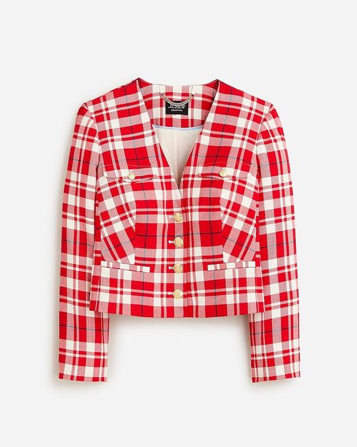 J.Crew Red Collection City Wool Lady Jacket