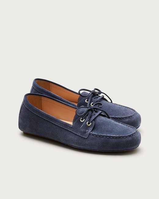 J.Crew Blue Driving Loafers
