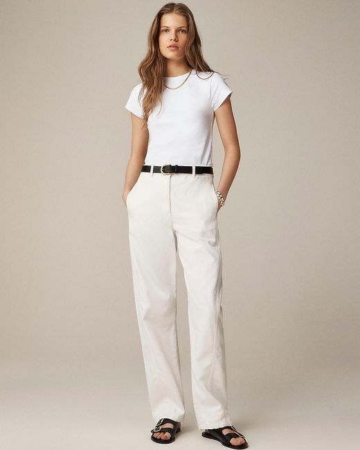 J.Crew Natural Stretch Cotton Short-Sleeve T-Shirt