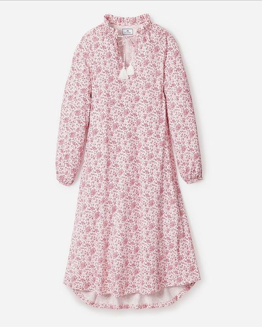 J.Crew Pink Petite Plume Luxe Pima Cotton Garbo Nightgown