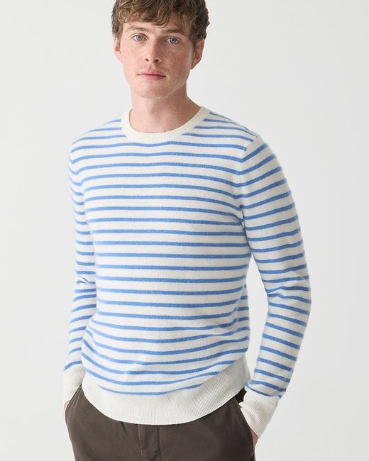 J.Crew Blue Cashmere Sweater for men