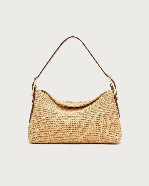 J.Crew White Berkeley Small Handknotted Shoulder Bag