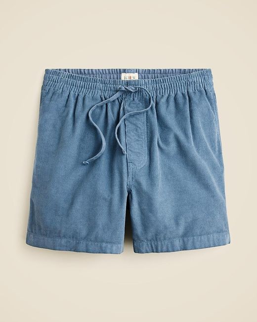 J.Crew Blue "5" Everyday Drawstring Short for men