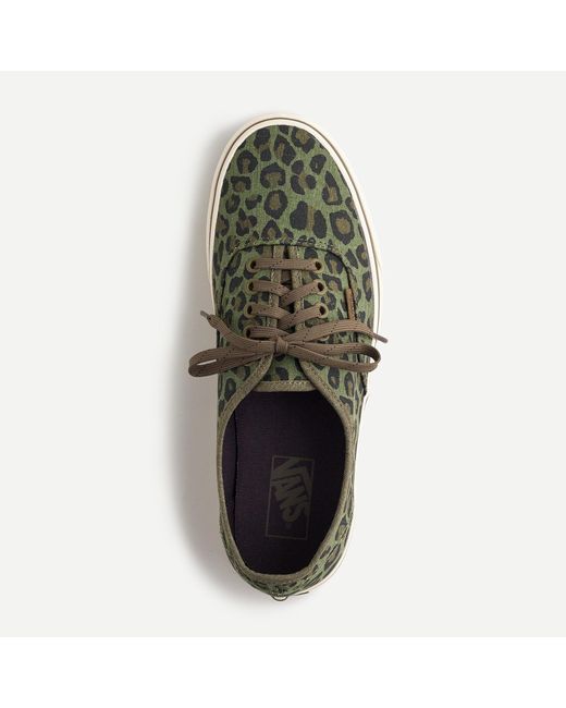 j crew leopard vans