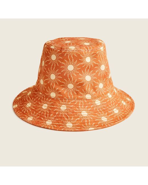J.Crew Canvas Reversible Bucket Hat Lyst