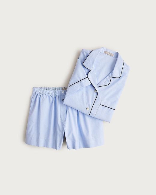 J.Crew Blue Pajama Short Set