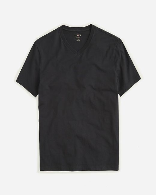 J.Crew Black Slim Broken-In V-Neck T-Shirt for men