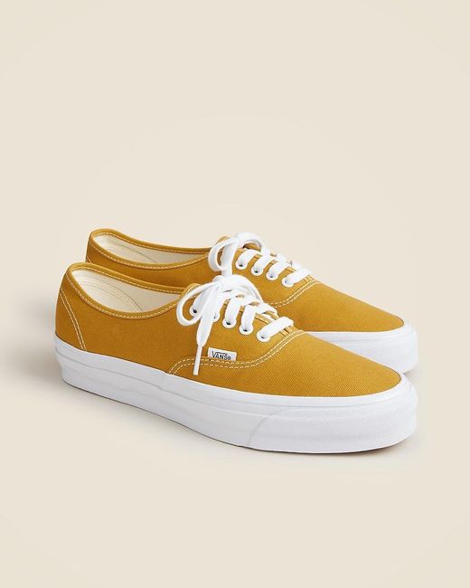 J.Crew Vans Premium Authentic Sneakers in Metallic for Men Lyst