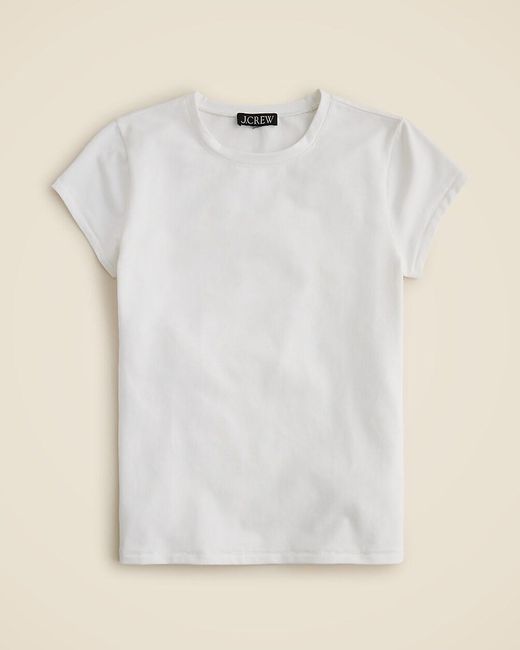 J.Crew Natural Stretch Cotton Short-Sleeve T-Shirt