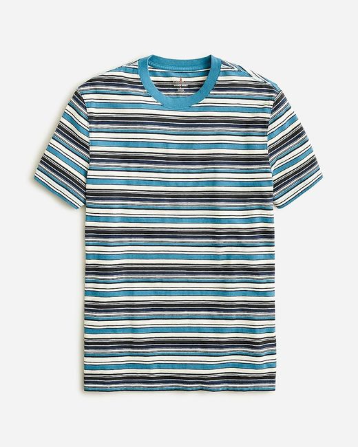 J.Crew Blue Vintage-Wash Cotton T-Shirt for men