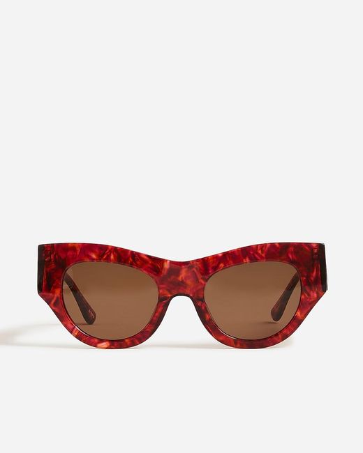 J.Crew Brown Venezia Cat-Eye Sunglasses