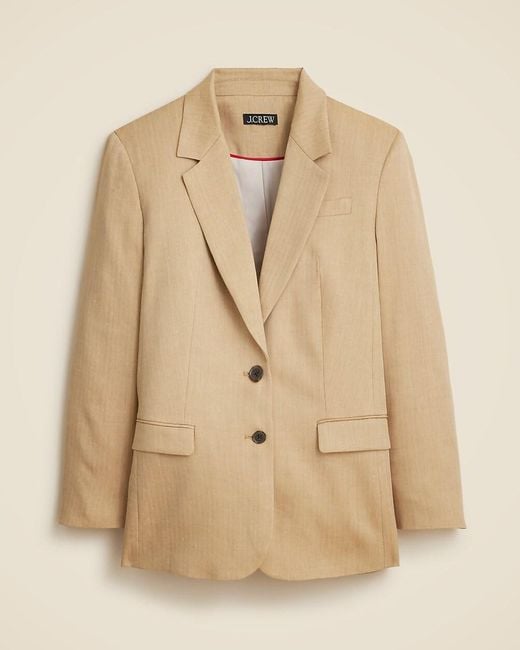 J.Crew Natural Classic Two-Button Blazer