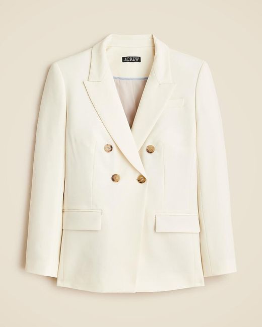 J.Crew Blue Double-Breasted Blazer