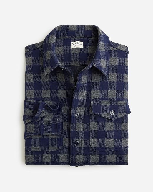 J.Crew Blue Seaboard Soft-Knit Shirt for men