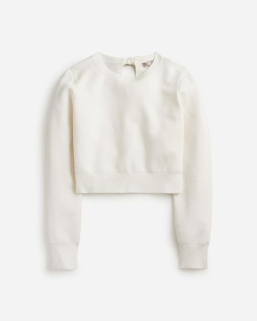 J.Crew Natural Tie-Back Pullover Sweater