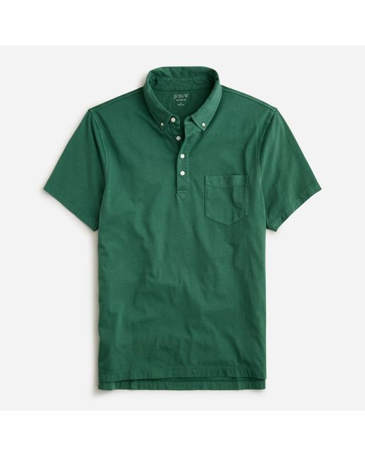J.Crew Green Relaxed Broken-in Polo Shirt for men