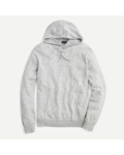 J.Crew Gray Cashmere Hoodie for men
