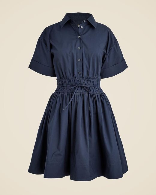 J.Crew Elena Mini Shirt-Dress in Blue | Lyst J.Crew Elena Mini Shirt-Dress in Blue | Lyst