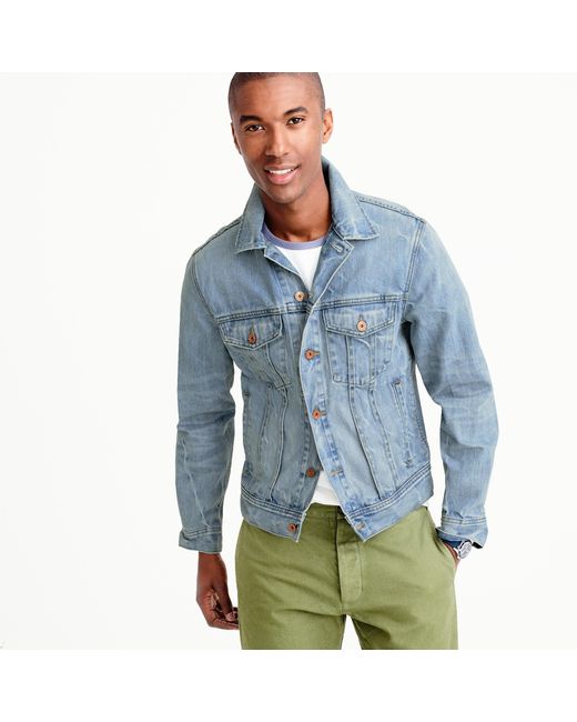 J.Crew Denim Jacket In Light Wash in 